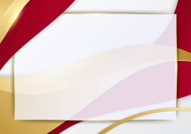 Kırmızı altın soyut arka plan sertifika ve sunum tasarımı için modern minimalist. İş dünyası, şirket, kurum, parti, şenlik, seminer ve görüşmeler için uygun.