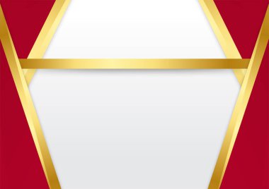 Kırmızı altın soyut arka plan sertifika ve sunum tasarımı için modern minimalist. İş dünyası, şirket, kurum, parti, şenlik, seminer ve görüşmeler için uygun.