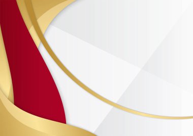 Kırmızı altın soyut arka plan sertifika ve sunum tasarımı için modern minimalist. İş dünyası, şirket, kurum, parti, şenlik, seminer ve görüşmeler için uygun.