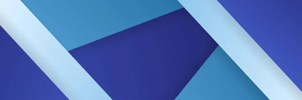 Moderne Geometrische Linienform Blau Abstrakten Banner Design Hintergrund Blauer Banner — Stockvektor