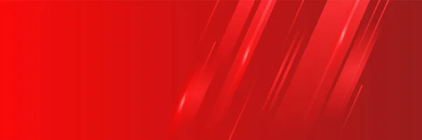 Moderno Fondo Diseño Banner Abstracto Rojo Claro Fondo Banner Rojo — Archivo Imágenes Vectoriales