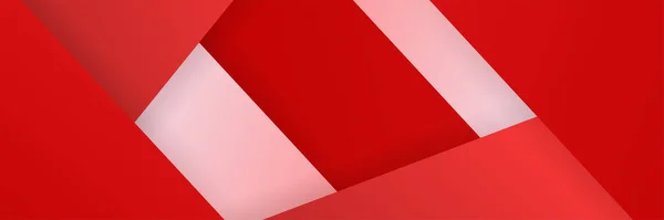 Сучасна Геометрична Лінія Червоний Абстрактний Банерний Фон Абстрактний Червоний Банерний — стоковий вектор
