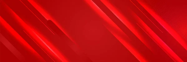 Luz Moderna Vermelho Abstrato Banner Design Fundo Abstrato Vermelho Banner — Vetor de Stock