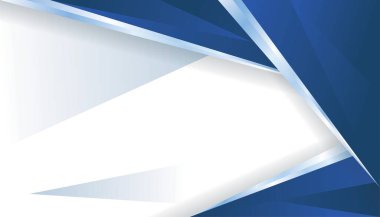 Soyut arkaplan mavi ve beyaz gradyan. Modern mavi soyut geometrik dikdörtgen kutu çizgileri sunum tasarımı, afiş, broşür ve kartvizit için arka plan