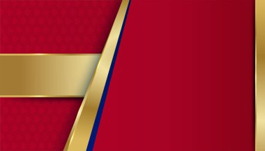 Soyut kırmızı iş sunumu arka planı. Modern kırmızı soyut dikdörtgen kutu çizgileri sunum tasarımı, afiş, broşür ve kartvizit için arka plan. Vektör illüstrasyonu