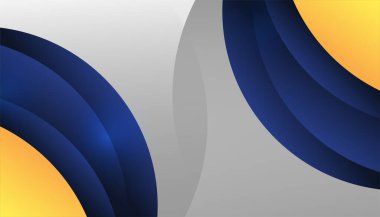 Soyut arkaplan mavi ve altın gradyanı. Modern mavi soyut geometrik dikdörtgen kutu çizgileri sunum tasarımı, afiş, broşür ve kartvizit için arka plan