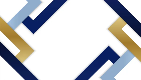 Абстрактный Фон Синий Золотой Градиент Современный Синий Абстрактный Геометрический Прямоугольник — стоковый вектор