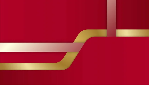 Абстрактный Фон Деловой Презентации Современный Красный Абстрактный Прямоугольник Линии Фона — стоковый вектор