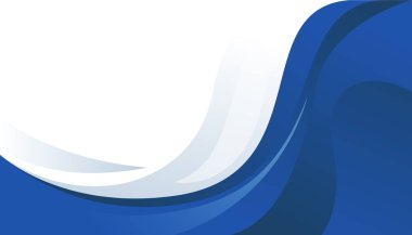 Modern mavi iş sunumu arka planı