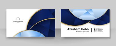 Modern Mavi İş Kartı - Yaratıcı ve Temiz İş Kartı Şablonu.