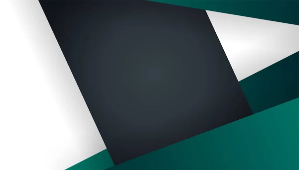 Moderno Simples Verde Escuro Preto Branco Abstrato Fundo Design Para — Vetor de Stock