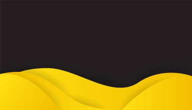 Modern, basit, 3 boyutlu, siyah, turuncu, soyut arka plan. Kartvizit, sunum arkaplanı, kitapçık, broşür, sertifika, şablon, arkaplan ve pankart tasarımı