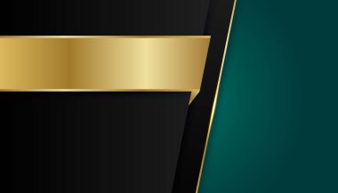 Modern, basit, koyu yeşil, siyah, soyut arka plan. Kartvizit, sunum arkaplanı, kitapçık, broşür, sertifika, şablon, arkaplan ve pankart tasarımı