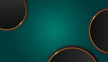 Modern, basit, koyu yeşil, siyah, soyut arka plan. Kartvizit, sunum arkaplanı, kitapçık, broşür, sertifika, şablon, arkaplan ve pankart tasarımı