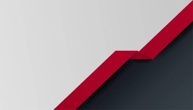 Modern basit, 3 boyutlu, kırmızı, siyah, turuncu, soyut arka plan. Kartvizit, sunum arkaplanı, kitapçık, broşür, sertifika, şablon, arkaplan ve pankart tasarımı