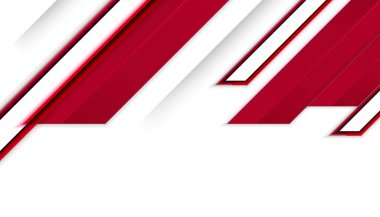 Modern basit 3D kırmızı siyah soyut arkaplan. Kartvizit, sunum arkaplanı, kitapçık, broşür, sertifika, şablon, arkaplan ve pankart tasarımı