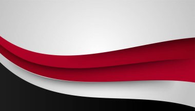 Modern basit 3D kırmızı siyah soyut arkaplan. Kartvizit, sunum arkaplanı, kitapçık, broşür, sertifika, şablon, arkaplan ve pankart tasarımı