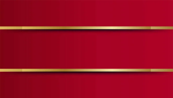 現代のシンプルな3Dレッドブラックゴールドホワイト抽象的な背景 プレゼンテーション背景 小冊子 パンフレット 証明書 テンプレート バナーのデザイン — ストックベクタ