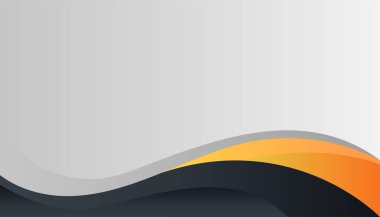 Modern basit 3D renkli siyah turuncu soyut arkaplan. Kartvizit, sunum arkaplanı, kitapçık, broşür, sertifika, şablon, arkaplan ve pankart tasarımı
