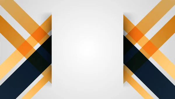 Fondo Abstracto Negro Naranja Simple Moderno Diseño Para Tarjeta Visita — Vector de stock