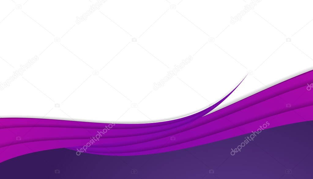Modern simple 3D purple abstract background. Design for business card, presentation background, booklet, brochure, certificate, template, backdrop, and banner