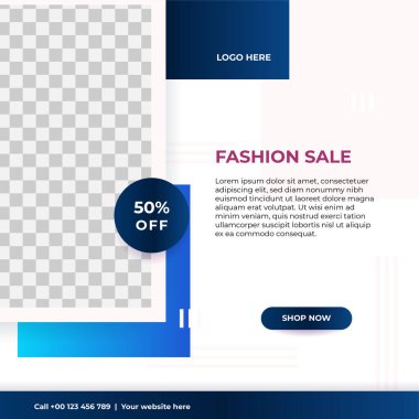 Modern evrensel sosyal medya şablonu. Reklamlar için internet afişi, ilan veya poster satışa sunuluyor. Seyahat, iş, yemek menüsü, moda, yaratıcı dijital ajans tasarımı.