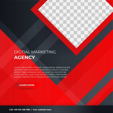 Modern evrensel sosyal medya şablonu. Reklamlar için internet afişi, ilan veya poster satışa sunuluyor. Seyahat, iş, yemek menüsü, moda, yaratıcı dijital ajans tasarımı.