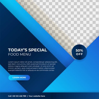 Modern evrensel sosyal medya şablonu. Reklamlar için internet afişi, ilan veya poster satışa sunuluyor. Seyahat, iş, yemek menüsü, moda, yaratıcı dijital ajans tasarımı.