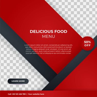 Modern evrensel sosyal medya şablonu. Reklamlar için internet afişi, ilan veya poster satışa sunuluyor. Seyahat, iş, yemek menüsü, moda, yaratıcı dijital ajans tasarımı.