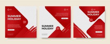 Modern evrensel sosyal medya şablonu. Reklamlar için internet afişi, ilan veya poster satışa sunuluyor. Seyahat, iş, yemek menüsü, moda, yaratıcı dijital ajans tasarımı.