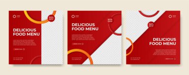 Modern evrensel sosyal medya şablonu. Reklamlar için internet afişi, ilan veya poster satışa sunuluyor. Seyahat, iş, yemek menüsü, moda, yaratıcı dijital ajans tasarımı.