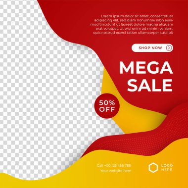 Modern evrensel sosyal medya şablonu. Reklamlar için internet afişi, ilan veya poster satışa sunuluyor. Seyahat, iş, yemek menüsü, moda, yaratıcı dijital ajans tasarımı.