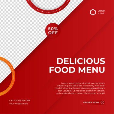 Modern evrensel sosyal medya şablonu. Reklamlar için internet afişi, ilan veya poster satışa sunuluyor. Seyahat, iş, yemek menüsü, moda, yaratıcı dijital ajans tasarımı.