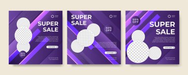 Modern evrensel sosyal medya şablonu. Reklamlar için internet afişi, ilan veya poster satışa sunuluyor. Seyahat, iş, yemek menüsü, moda, yaratıcı dijital ajans tasarımı.