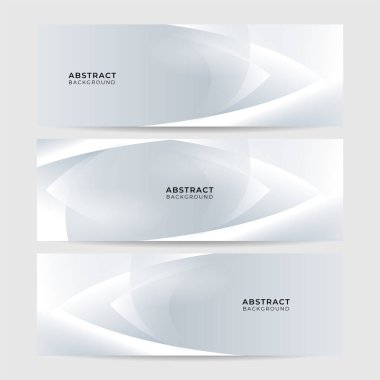 Vektör soyut grafik tasarım pankart şablonu. Beyaz soyut afiş arkaplanı