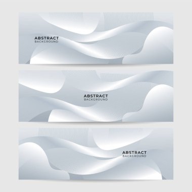 Vektör soyut grafik tasarım pankart şablonu. Beyaz soyut afiş arkaplanı