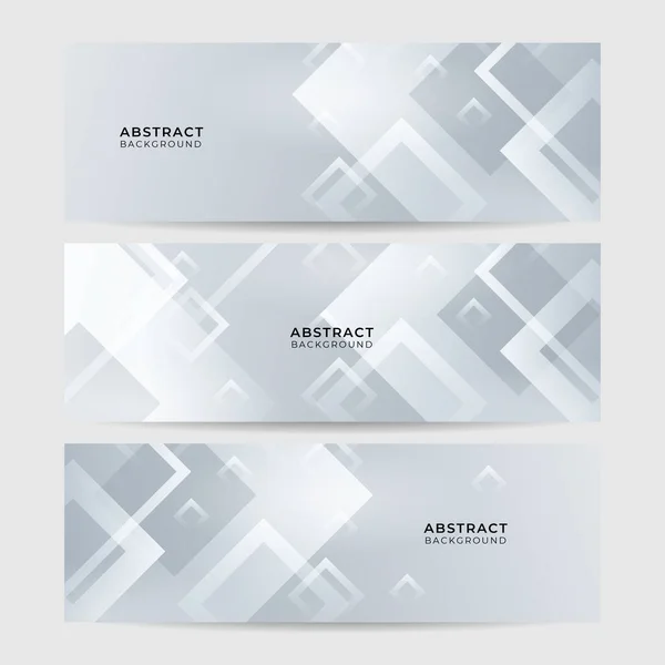 Modelo Fundo Padrão Banner Design Gráfico Abstrato Vetorial Branco Abstrato — Vetor de Stock