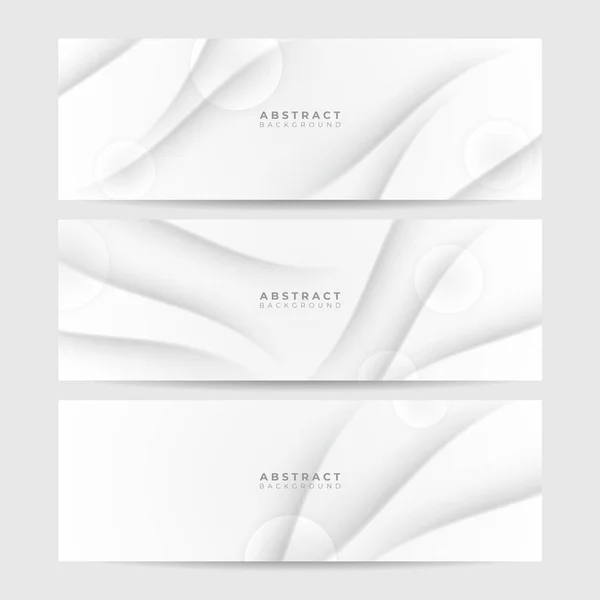 Vector Abstract Graphic Design Banner Pattern Background Template White Abstract — Image vectorielle