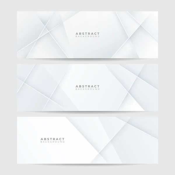 Vector Abstract Graphic Design Banner Pattern Background Template White Abstract — Image vectorielle