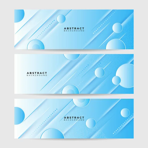 Vector Abstract Graphic Design Banner Pattern Background Template Blue Abstract — Vector de stock