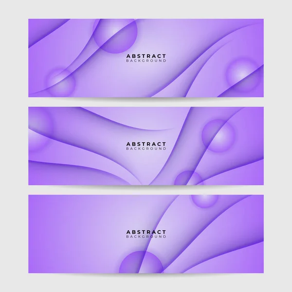 Vektor Abstraktes Grafisches Design Banner Muster Hintergrundvorlage Lila Violette Abstrakte — Stockvektor