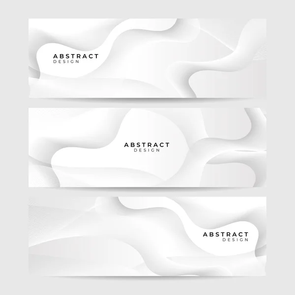 Vector Abstract Graphic Design Banner Pattern Background Template White Abstract — Image vectorielle