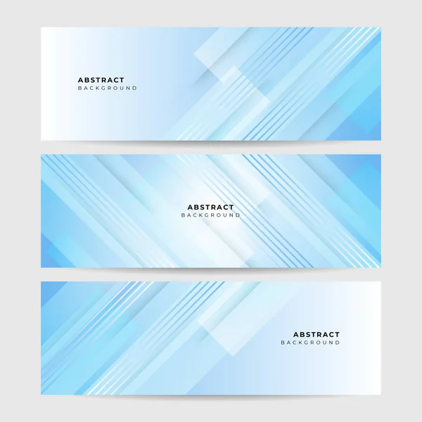 Vektor Abstraktes Grafisches Design Banner Muster Hintergrundvorlage Blauer Abstrakter Banner — Stockvektor