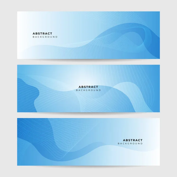 Vektor Abstraktes Grafisches Design Banner Muster Hintergrundvorlage Blauer Abstrakter Banner — Stockvektor