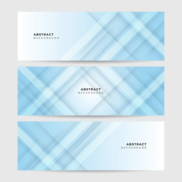 Vector Abstract Graphic Design Banner Pattern Background Template Blue Abstract — Stock Vector