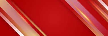 Modern soyut koyu kırmızı pankart arka planı. Gradyan kırmızı renkli soyut geniş pankart tasarım arkaplanı