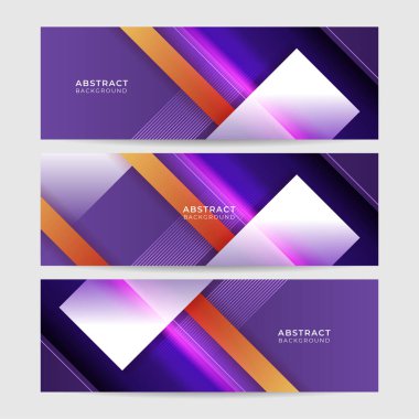 Modern soyut koyu mavi turuncu afiş arkaplanı. Vektör soyut grafik tasarım pankart şablonu.