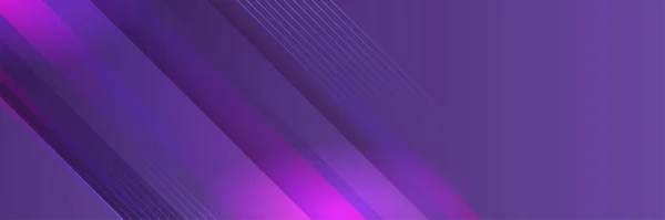 Modern Abstract Dark Purple Blue Orange Banner Background Vector Abstract — Vetor de Stock