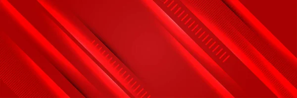 Modern Abstract Dark Red Orange Yellow Banner Background Light Line — Image vectorielle