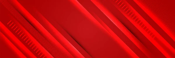Modern Abstract Dark Red Orange Yellow Banner Background Light Line — Image vectorielle